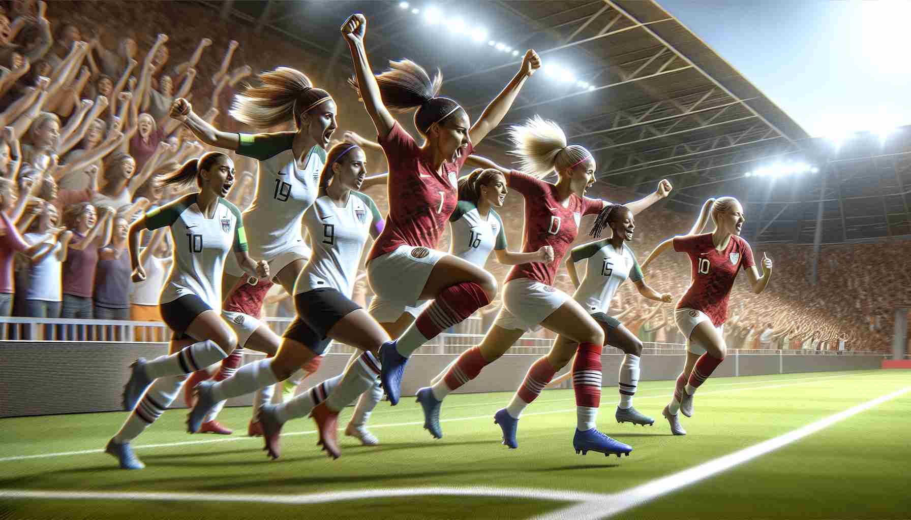 包含美国女足获得胜利，晋级下一轮的词条